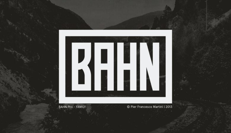 BAHN Pro Font