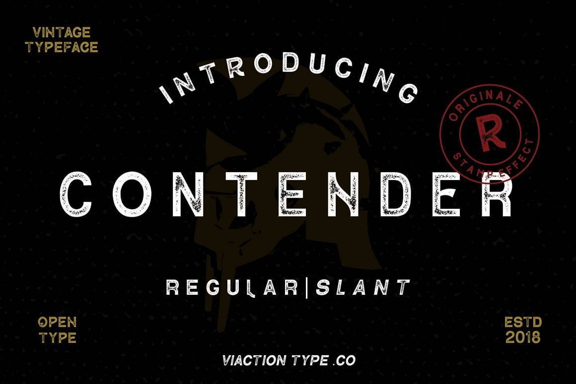 Contender Font