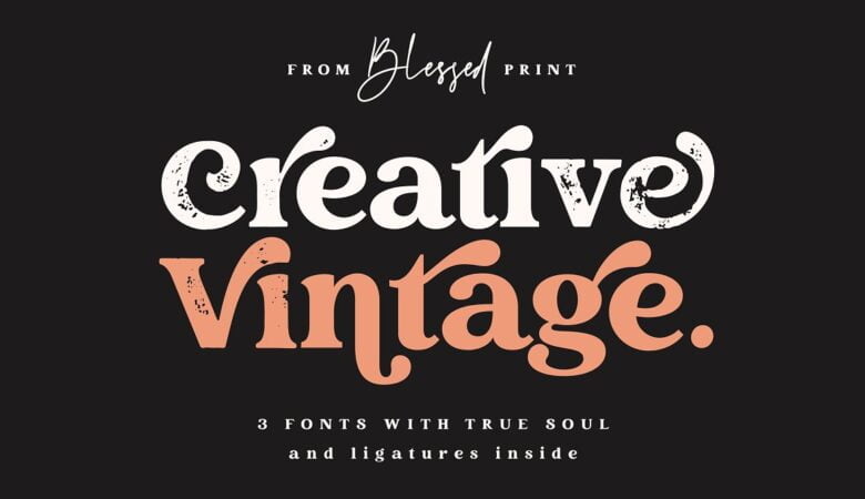 Creative Vintage Draft Font DaFont File