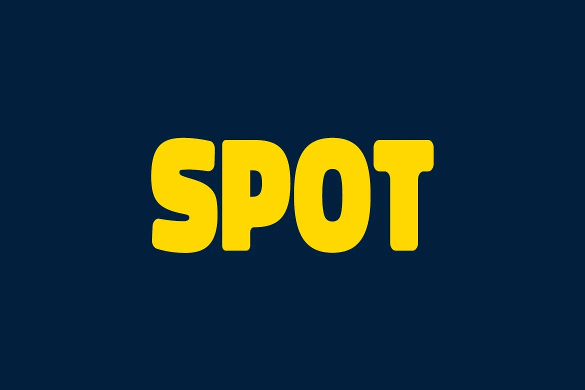 SPOT Unique Display Font