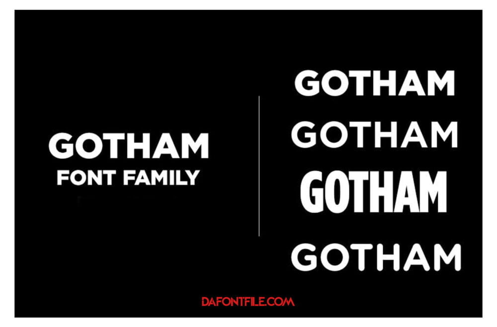 Gotham Font Family