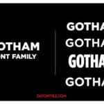 Gotham Font Family