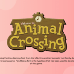 Animal Crossing Font