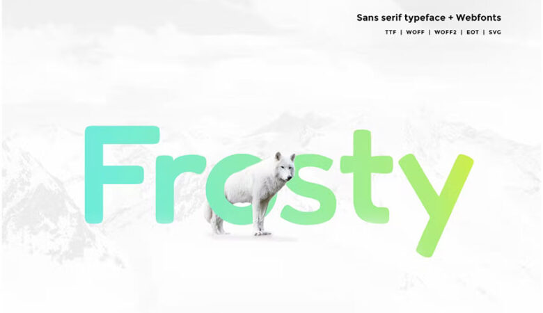 Frosty Font