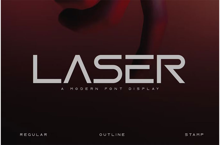 Laser Font