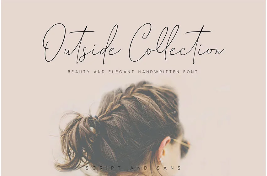 Outside Collection Signature Font