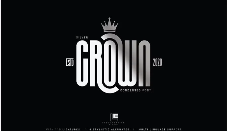 Silver Crown Font