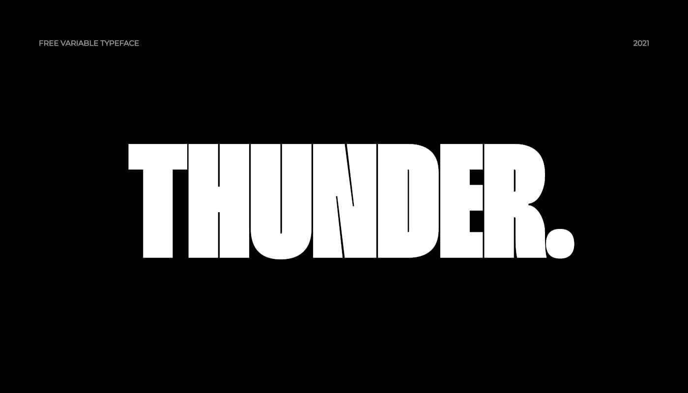 Thunder Font