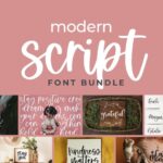 Modern Script Fonts Bundle