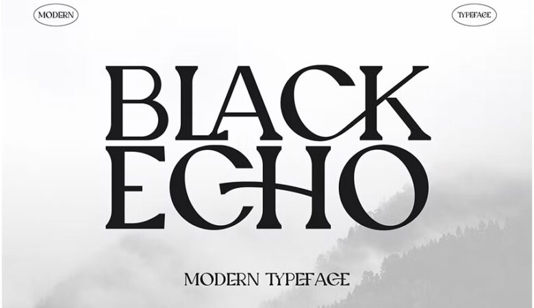 Black Echo Font