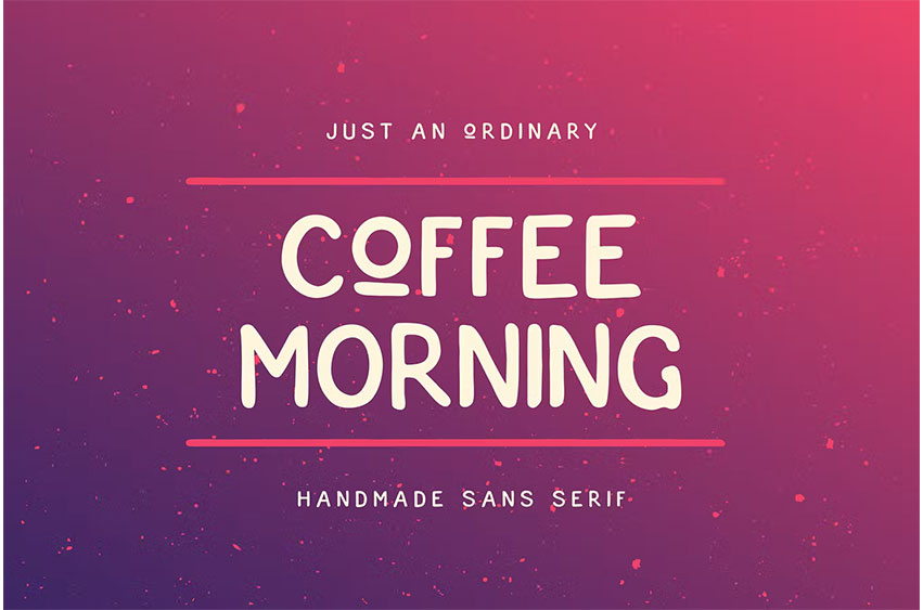Coffee Morning Font