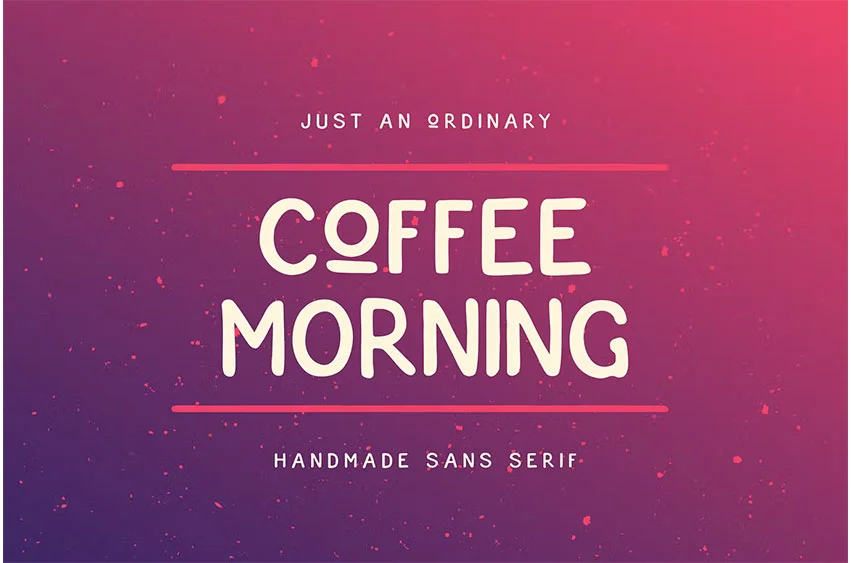 Coffee Morning Font