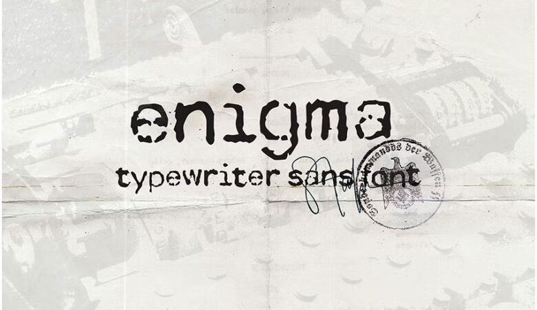 Enigma Typewriter Font