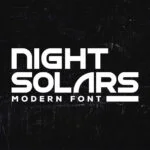 Night Solars Font