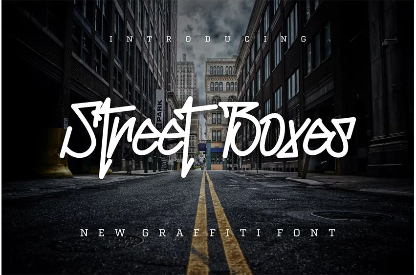 Street Boxes Font
