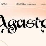 Agaste Font