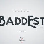 Baddest Font