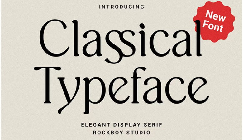 Classical Typeface