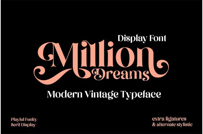 Million Dreams Font