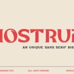 NOSTRUD Font