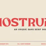 NOSTRUD Font