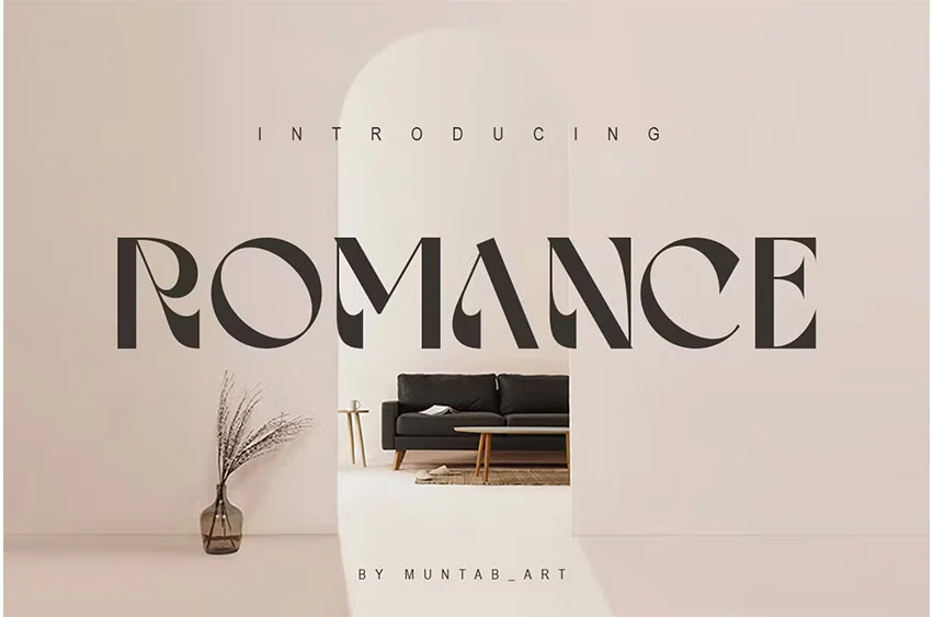 Romance Font