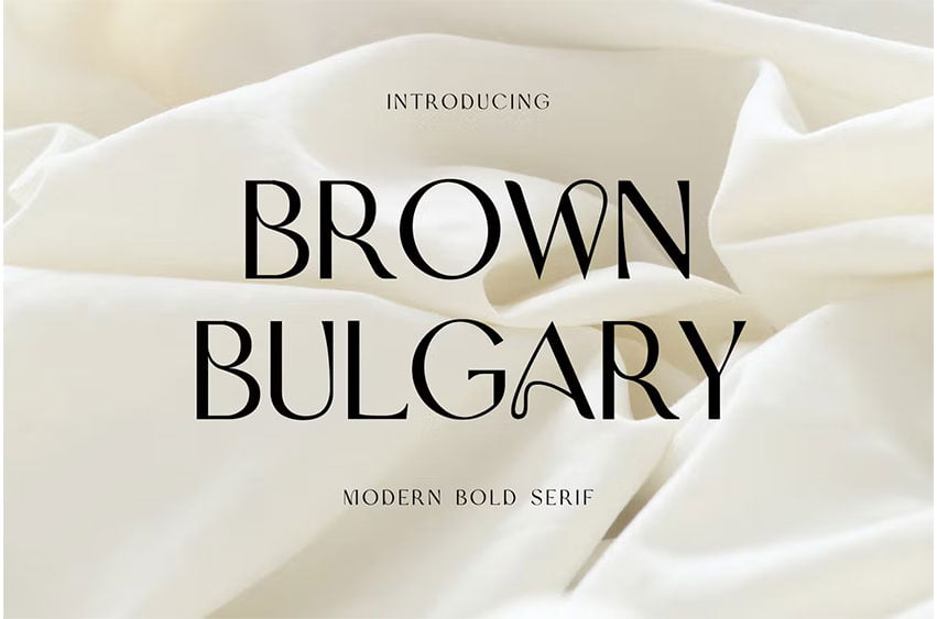 Brown Bulgary Font