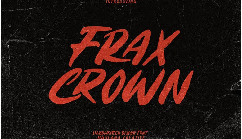 Fraxcrwon Font