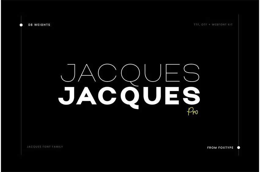 Jacques Pro Font