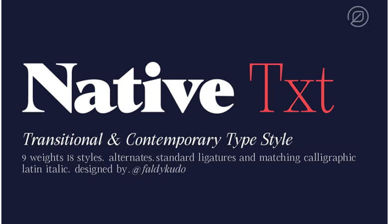 Native-Txt Font