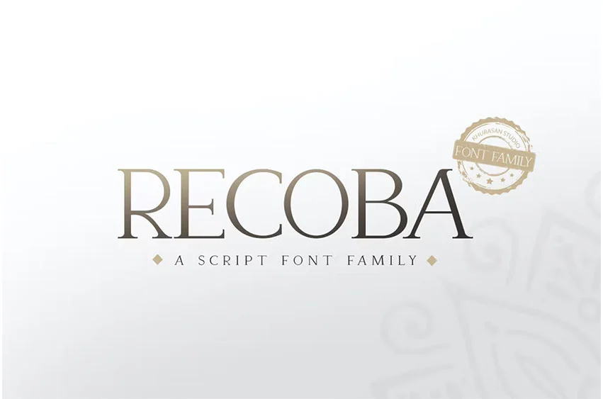 Recoba Font Family