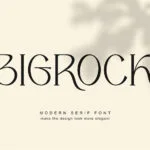 Bigrock Font