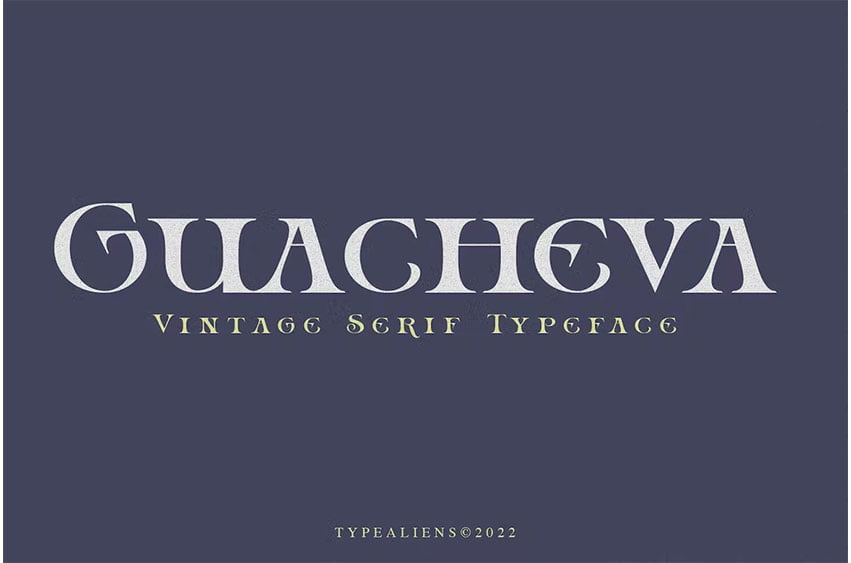 Guacheva Font