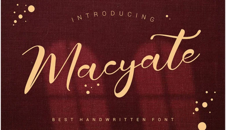 Macyate Font