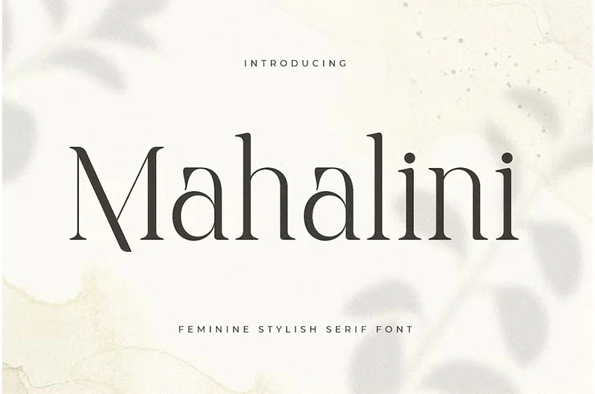 Mahalini Font