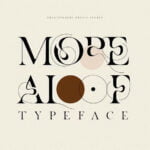 More Aloof Typeface Font