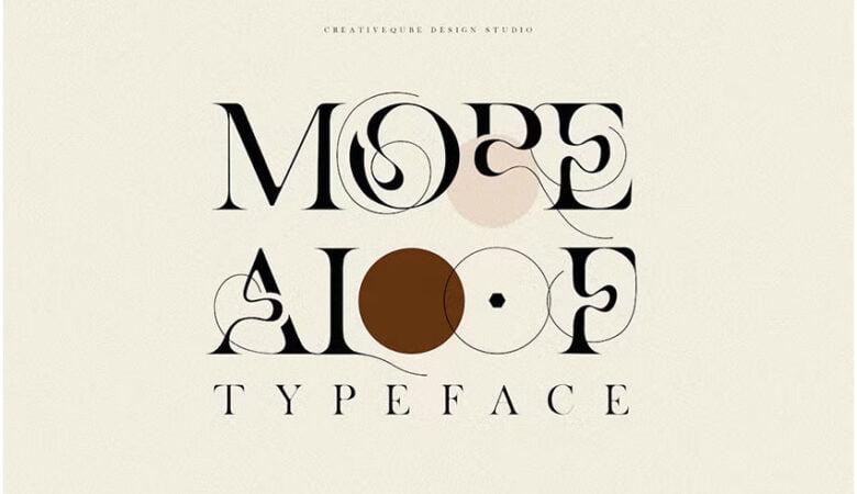 More Aloof Typeface Font