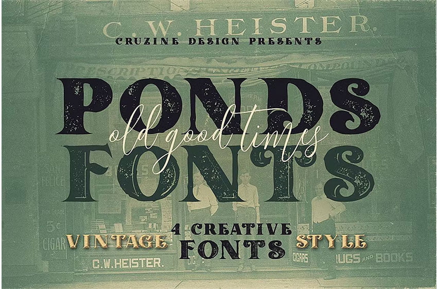 Ponds Typeface