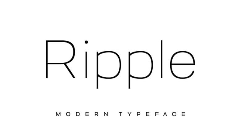 RIPPLE Font