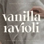 Vanilla Ravioli Font