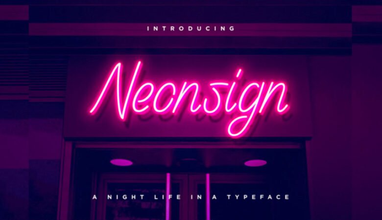 Neonsign Font