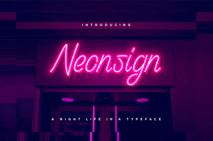Neonsign Font