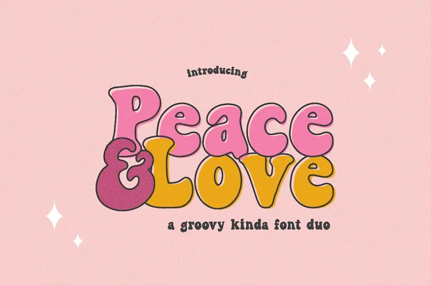 Peace and Love Font