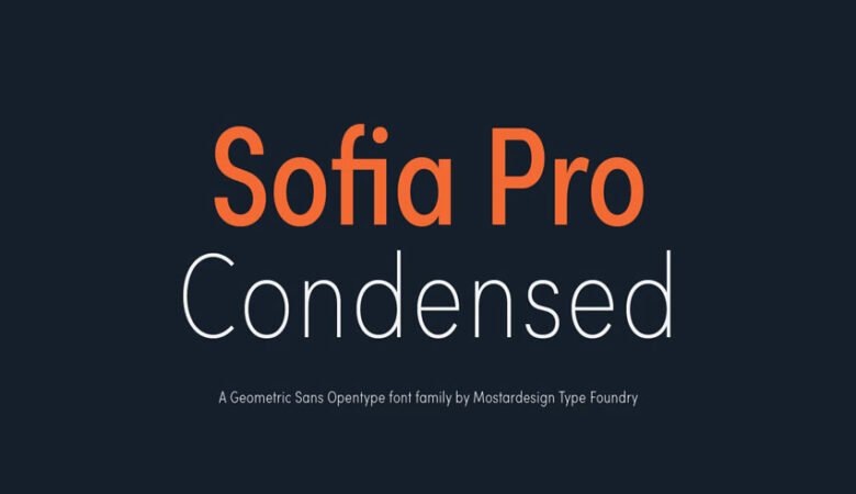 Sofia Pro Condensed Font