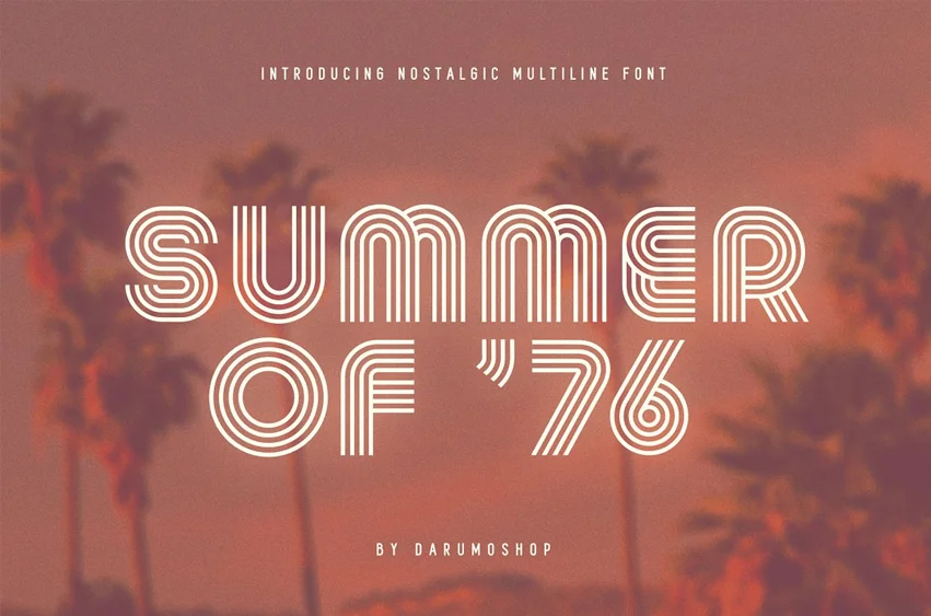 Summer of 76 Font
