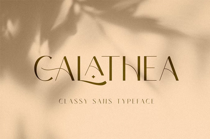 Calathea Font