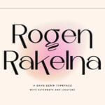 Rogen Rakena Font