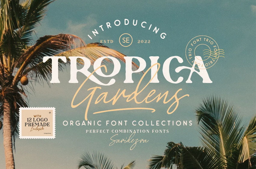 Tropica Gardens Font