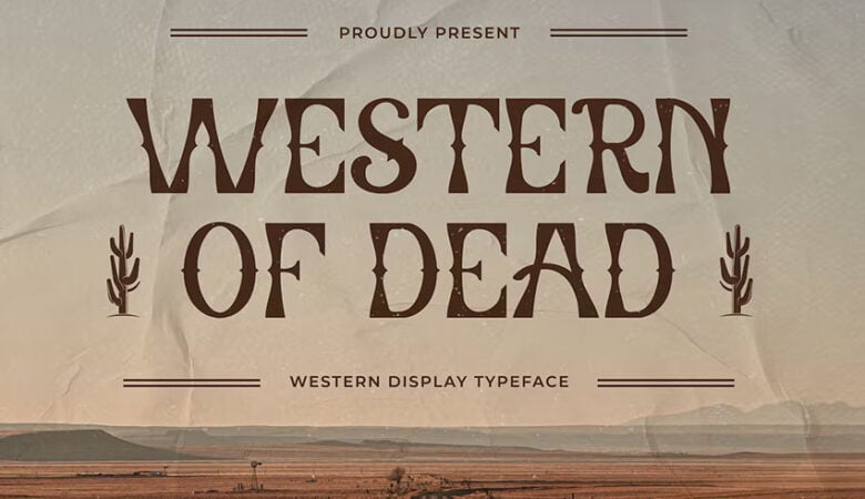 Western of Dead Font