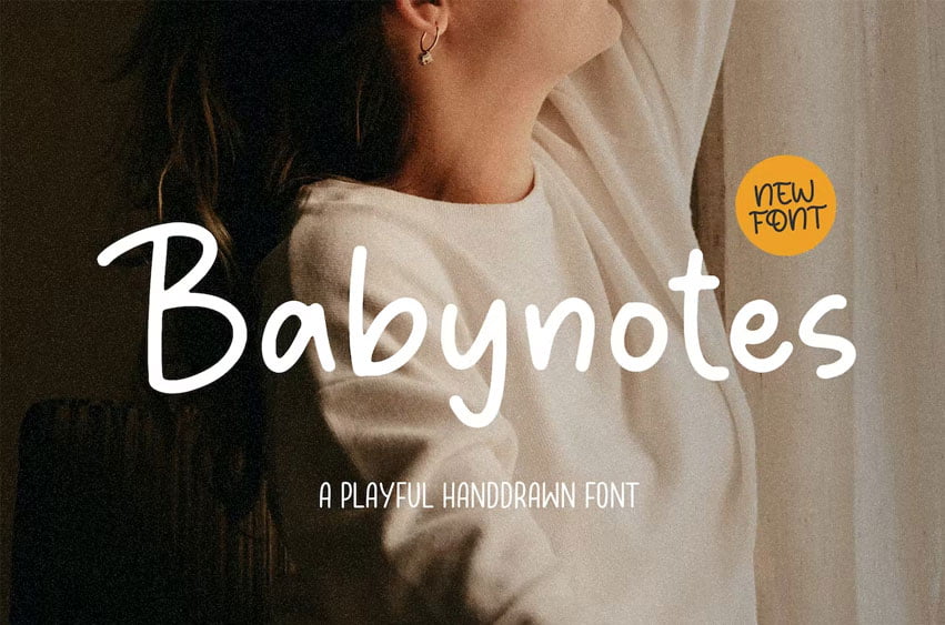 Babynotes Font